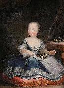unknow artist Portrait of Princess Maria Felicita of Savoy oil painting on canvas
